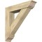 Ekena Millwork Traditional Traditional Rough Sawn Bracket w/ Offset Brace, Douglas Fir, 8"W x 36"D x 36"H BKT0806X36X36TRA01RDF - alternate 1